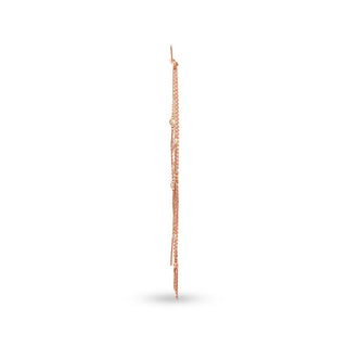 CHAIN GOLD DIAMOND SINGLE EARRING BACK