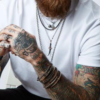 TATTWA BLACK GOLD BRACELET