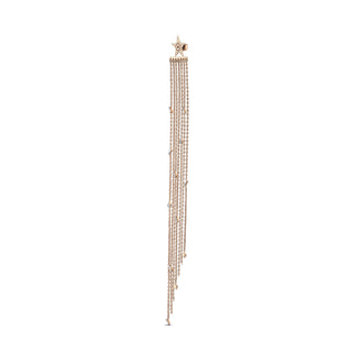 CHAIN GOLD DIAMOND SINGLE EARRING