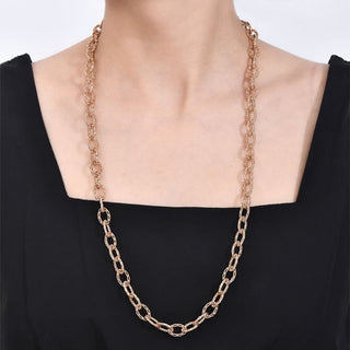 CHAIN 70 CM PATTERN NECKLACE