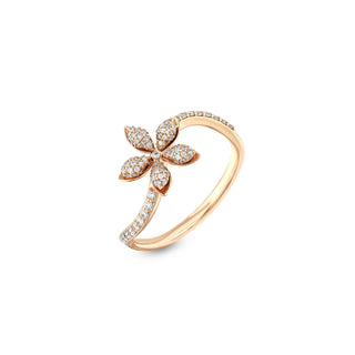 APPLE SEED TARA GOLD DIAMOND SMALL RING