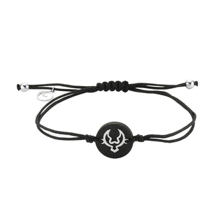 EAGLE GOLD EBONY SMALL CORD BRACELET