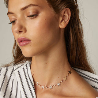 SIRIUS STAR GOLD DIAMOND CHOKER