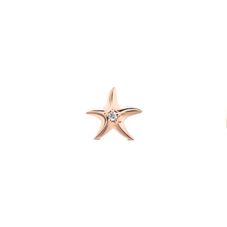 STARFISH GOLD DIAMOND XSMALL PIERCING