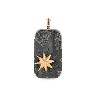 VENUS STAR GOLD BLACK DIAMOND PENDANT