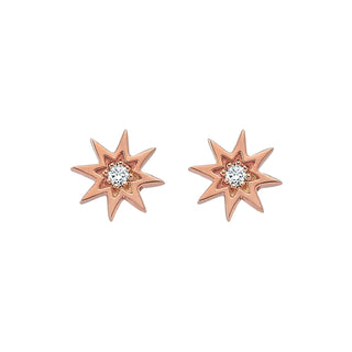 VENUS STAR GOLD DIAMOND EARRINGS
