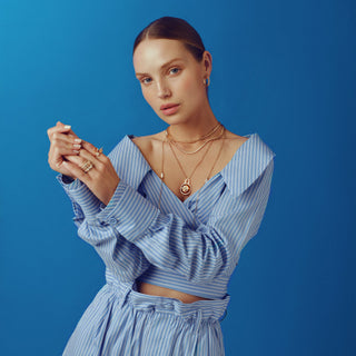 WHEAT GOLD DIAMOND CHOKER