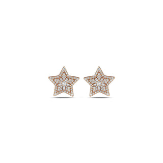 SIRIUS STAR 18K GOLD DIAMOND EARRING