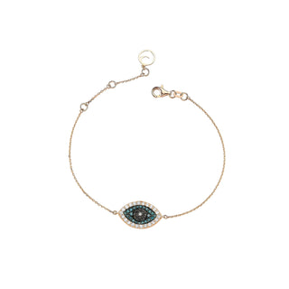 EYE LIGHT GOLD DIAMOND BRACELET